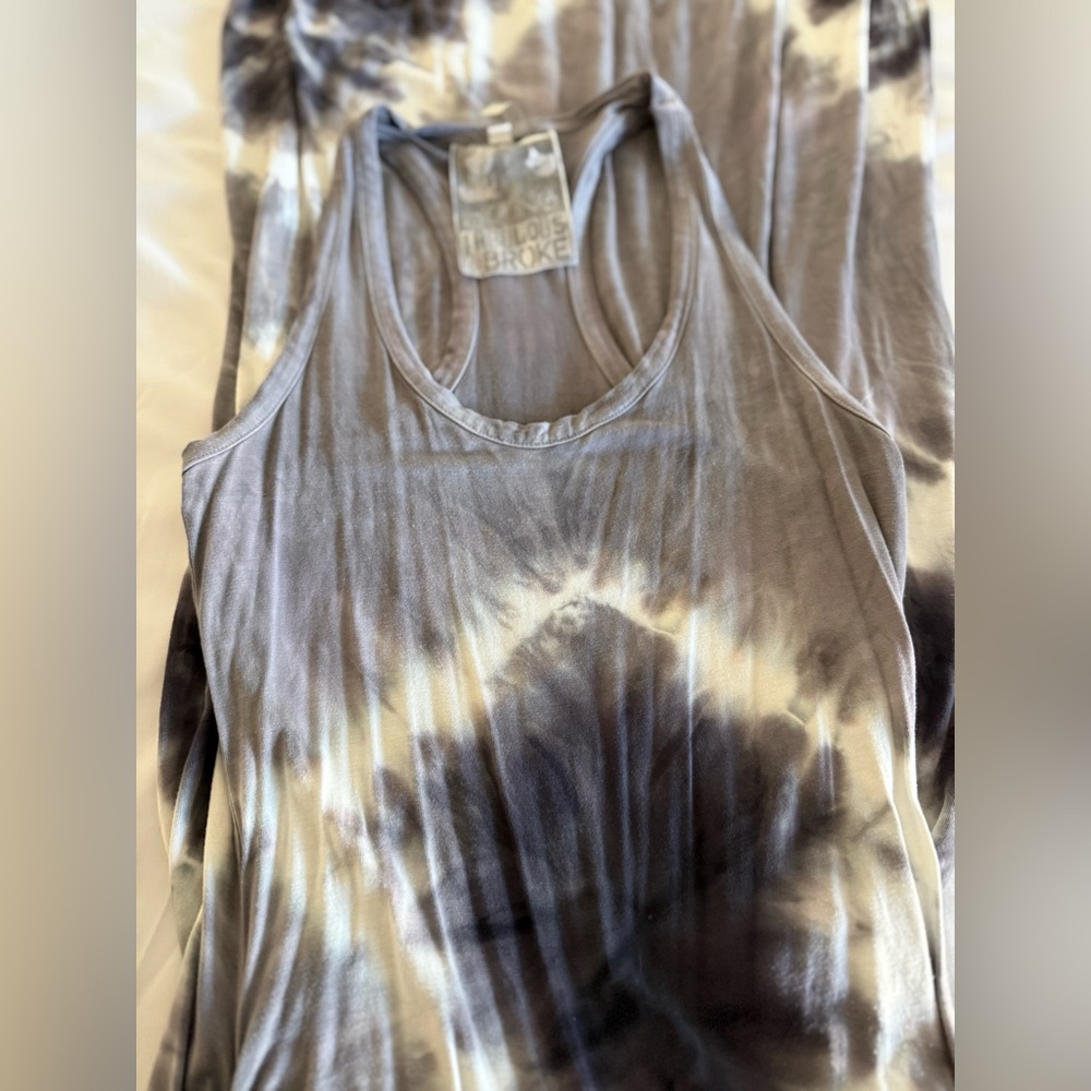 YOUNG FABULOUS & BROKE Hampton’s Tie-Dye Maxi Dress - XS - Picture 5 of 7